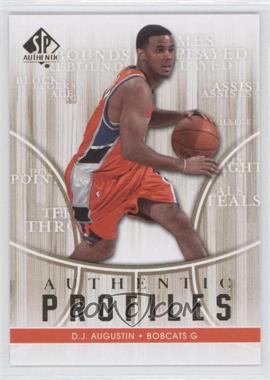 2008-09 SP Authentic - Authentic Profiles #AP-57 - D.J. Augustin