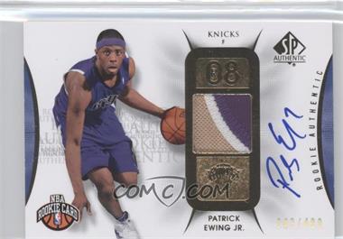 2008-09 SP Authentic - [Base] #112 - Rookie Authentics Autograph Patch - Patrick Ewing Jr. /499