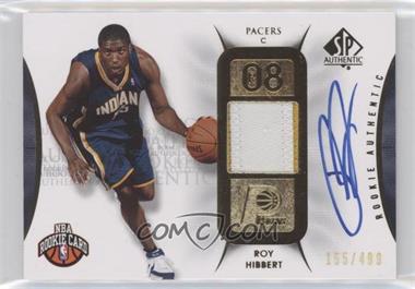 2008-09 SP Authentic - [Base] #118 - Rookie Authentics Autograph Patch - Roy Hibbert /499