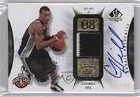 Rookie Authentics Autograph Patch - George Hill #/499