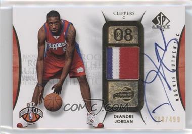 2008-09 SP Authentic - [Base] #121 - Rookie Authentics Autograph Patch - DeAndre Jordan /499