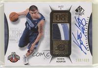 Rookie Authentics Autograph Patch - Kosta Koufos #/499