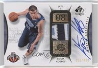 Rookie Authentics Autograph Patch - Kosta Koufos #/499