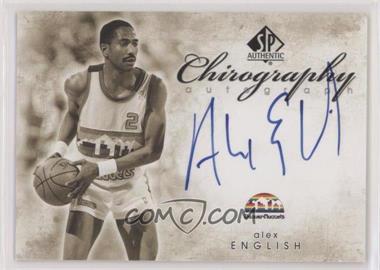 2008-09 SP Authentic - Chirography #C-AE - Alex English