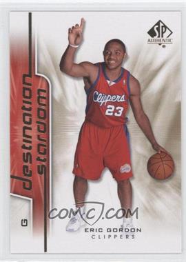 2008-09 SP Authentic - Destination Stardom #DS-7 - Eric Gordon