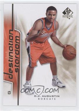 2008-09 SP Authentic - Destination Stardom #DS-9 - D.J. Augustin