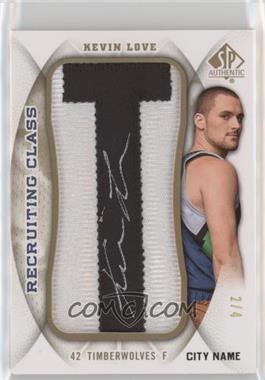 2008-09 SP Authentic - Recruiting Class Manufactured Letter Patch - City Name #RCC-KL - Kevin Love /4