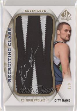 2008-09 SP Authentic - Recruiting Class Manufactured Letter Patch - City Name #RCC-KL - Kevin Love /4