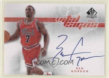 2008-09 SP Authentic - Vital Signs #VS-BG - Ben Gordon