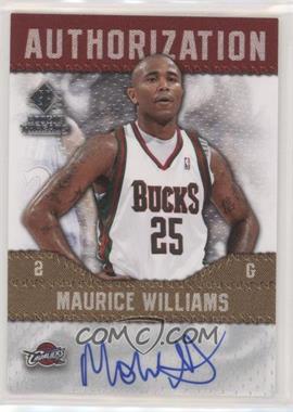 2008-09 SP Rookie Threads - Authorization #AU-MW - Mo Williams