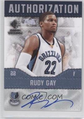 2008-09 SP Rookie Threads - Authorization #AU-RG - Rudy Gay