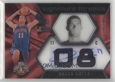 2008-09 SP Rookie Threads - [Base] #71 - Brook Lopez /599