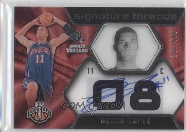 2008-09 SP Rookie Threads - [Base] #71 - Brook Lopez /599