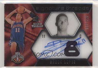 2008-09 SP Rookie Threads - [Base] #71 - Brook Lopez /599