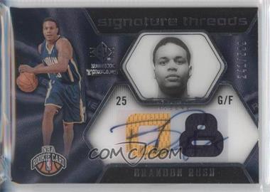 2008-09 SP Rookie Threads - [Base] #73 - Brandon Rush /599