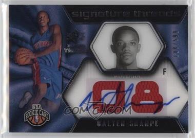 2008-09 SP Rookie Threads - [Base] #89 - Walter Sharpe /599