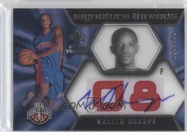 2008-09 SP Rookie Threads - [Base] #89 - Walter Sharpe /599