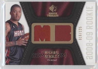2008-09 SP Rookie Threads - Rookie Threads - Gold #RT-MB - Michael Beasley /125