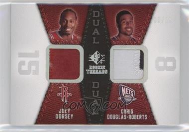 2008-09 SP Rookie Threads - Rookie Threads Dual - Patch #RTD-DD - Chris Douglas-Roberts, Joey Dorsey /25