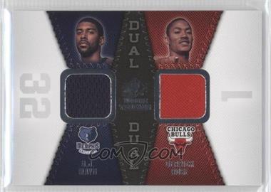 2008-09 SP Rookie Threads - Rookie Threads Dual #RTD-MR - Derrick Rose, O.J. Mayo