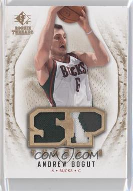 2008-09 SP Rookie Threads - SP Threads - Jersey/Patch #T-BO - Andrew Bogut