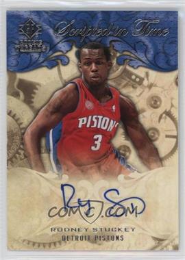 2008-09 SP Rookie Threads - Scripted in Time #SIT-RS - Rodney Stuckey