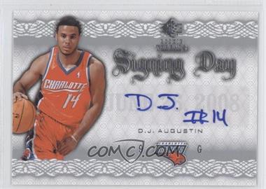 2008-09 SP Rookie Threads - Signing Day #SD-DA - D.J. Augustin