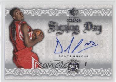 2008-09 SP Rookie Threads - Signing Day #SD-GR - Donte Greene