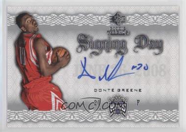 2008-09 SP Rookie Threads - Signing Day #SD-GR - Donte Greene