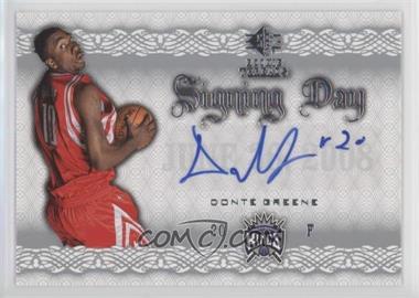 2008-09 SP Rookie Threads - Signing Day #SD-GR - Donte Greene