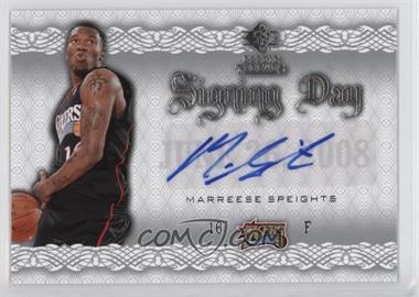 2008-09 SP Rookie Threads - Signing Day #SD-MS - Marreese Speights