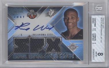 2008-09 SPx - [Base] #124 - Russell Westbrook /99 [BGS 8 NM‑MT]