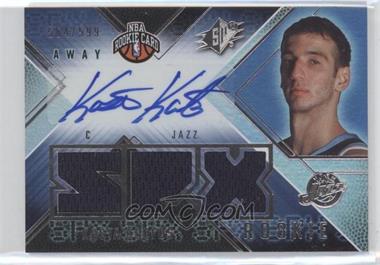 2008-09 SPx - [Base] #165 - Kosta Koufos /599