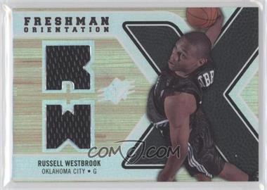 2008-09 SPx - Freshman Orientation Jerseys #FO-RW - Russell Westbrook