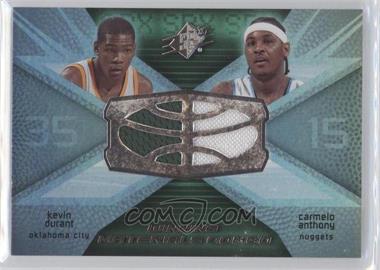 2008-09 SPx - Winning Materials Combo #WMC-AD - Kevin Durant, Carmelo Anthony