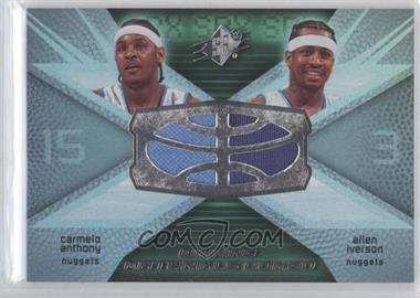 2008-09 SPx - Winning Materials Combo #WMC-IA - Carmelo Anthony, Allen Iverson