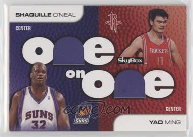 2008-09 Skybox - One on One Memorabilia #OO-MO - Shaquille O'Neal, Yao Ming