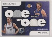 Pau Gasol, Dirk Nowitzki [EX to NM]