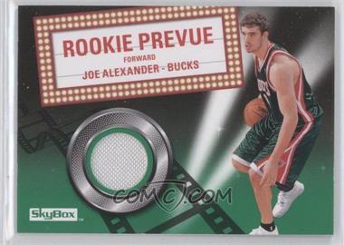 2008-09 Skybox - Rookie Prevue Memorabilia - Retail Green #RP-JA - Joe Alexander