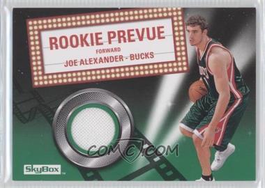 2008-09 Skybox - Rookie Prevue Memorabilia - Retail Green #RP-JA - Joe Alexander