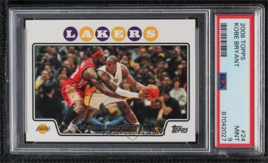 2008-09 Topps - [Base] #24 - Kobe Bryant (Guarded by LeBron James) [PSA 9 MINT]