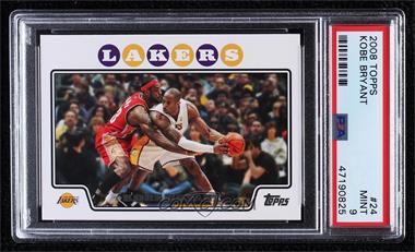 2008-09 Topps - [Base] #24 - Kobe Bryant (Guarded by LeBron James) [PSA 9 MINT]