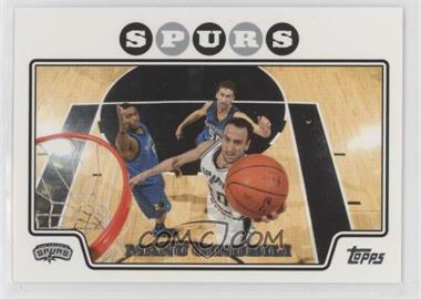 2008-09 Topps - [Base] #63 - Manu Ginobili