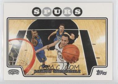 2008-09 Topps - [Base] #63 - Manu Ginobili