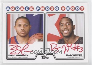 2008-09 Topps - Rookie Premiere Certified Autographs Dual - Red Ink #RPD-GW - Eric Gordon, D.J. White