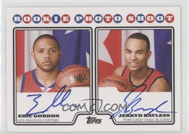 2008-09 Topps - Rookie Premiere Certified Autographs Dual #RPD-GB - Eric Gordon, Jerryd Bayless