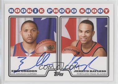 2008-09 Topps - Rookie Premiere Certified Autographs Dual #RPD-GB - Eric Gordon, Jerryd Bayless