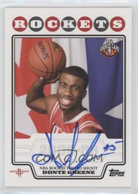 2008-09 Topps - Rookie Premiere Certified Autographs #RP-DGR - Donte Greene