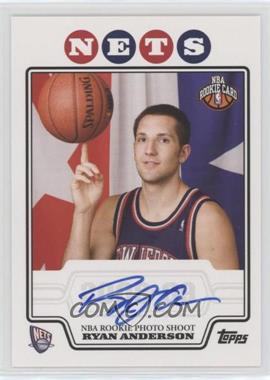 2008-09 Topps - Rookie Premiere Certified Autographs #RP-RA - Ryan Anderson