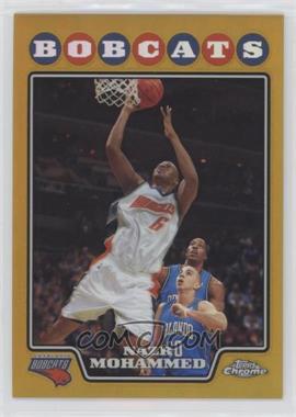 2008-09 Topps Chrome - [Base] - Gold Refractor #40 - Nazr Mohammed /50